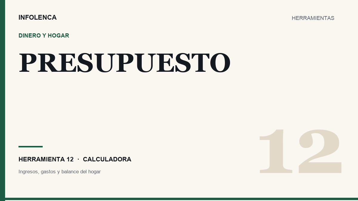 Ilustración de la calculadora de presupuesto familiar
