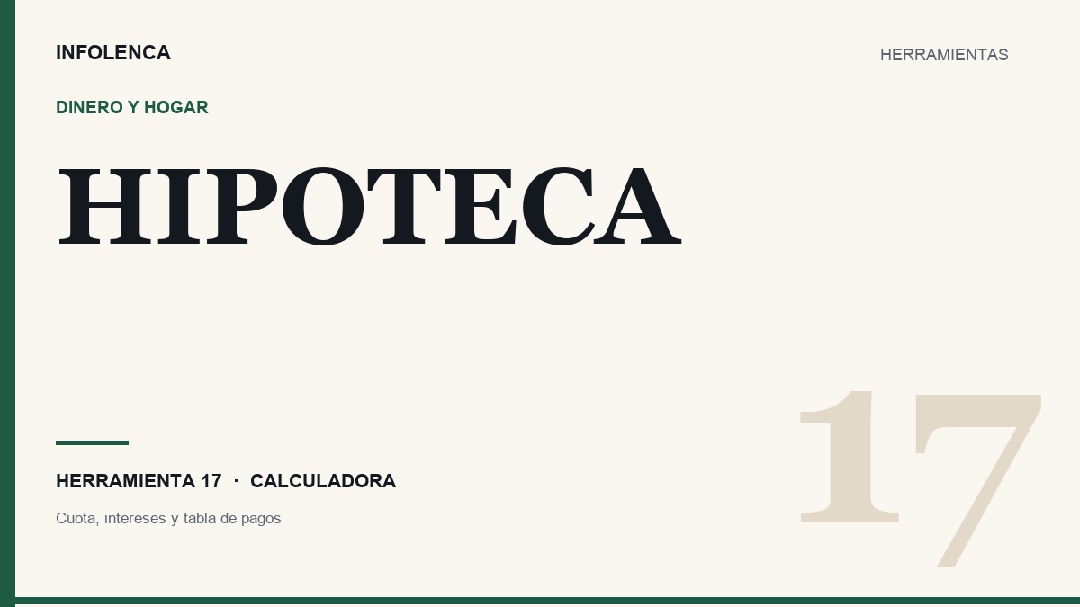 Ilustración de la calculadora de crédito hipotecario