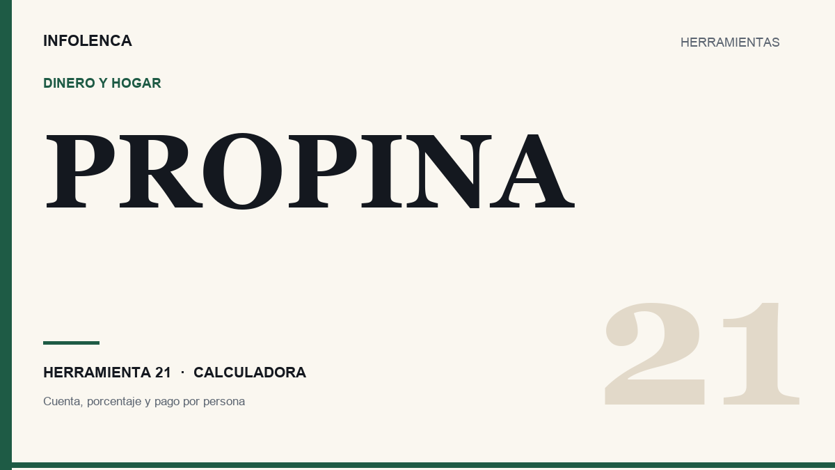 Ilustración de la calculadora de propina y división de cuenta