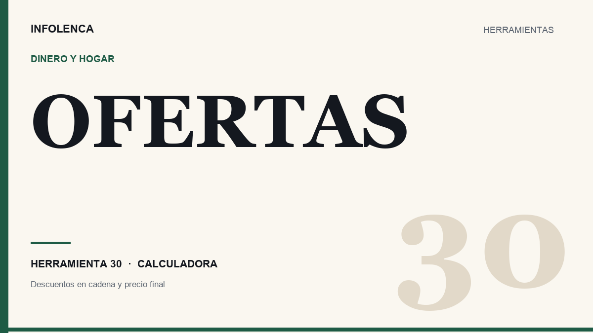 Ilustración de la calculadora de descuentos y ofertas