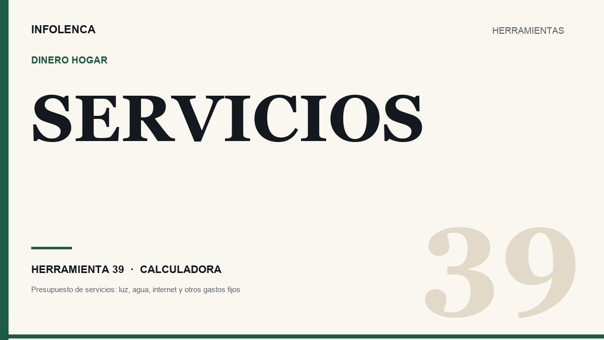 Ilustración de la calculadora de presupuesto de servicios