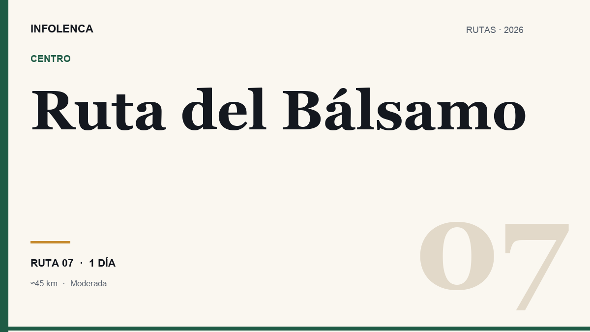 Ilustración de la Ruta del Bálsamo