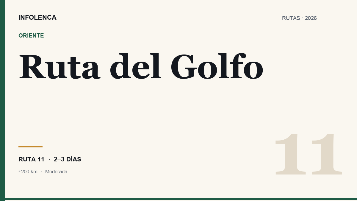 Ilustración de la Ruta del Golfo