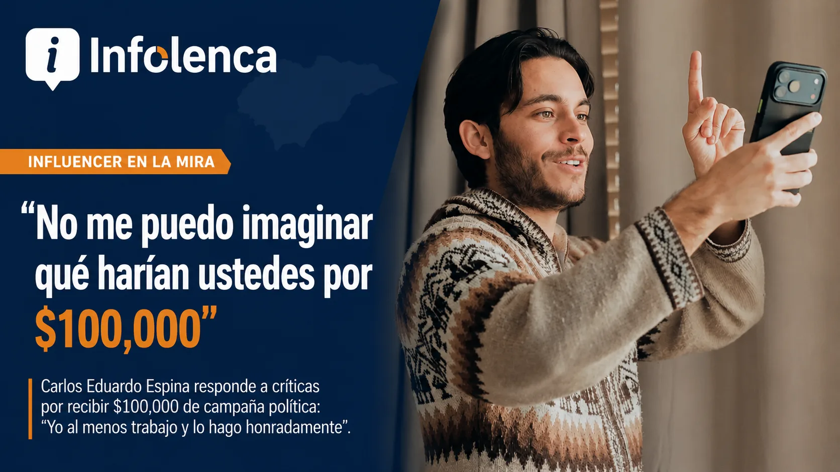 Carlos Eduardo Espina y el debate sobre la financiación política en redes sociales