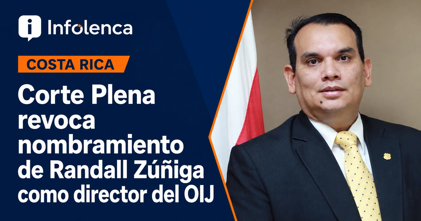 Corte Plena separa de forma definitiva a Randall Zúñiga de la dirección del OIJ en Costa Rica