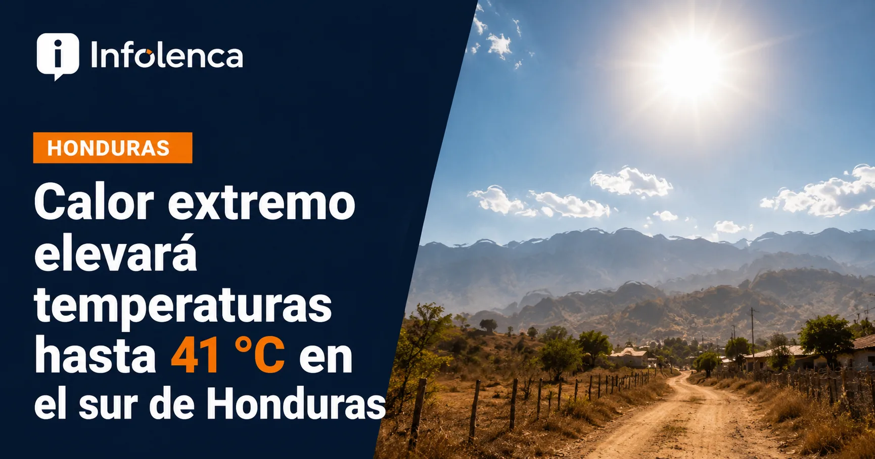 Honduras enfrenta ola de calor con temperaturas de hasta 41 grados