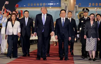 Trump busca abrir el mercado chino para empresas estadounidenses en visita a Beijing